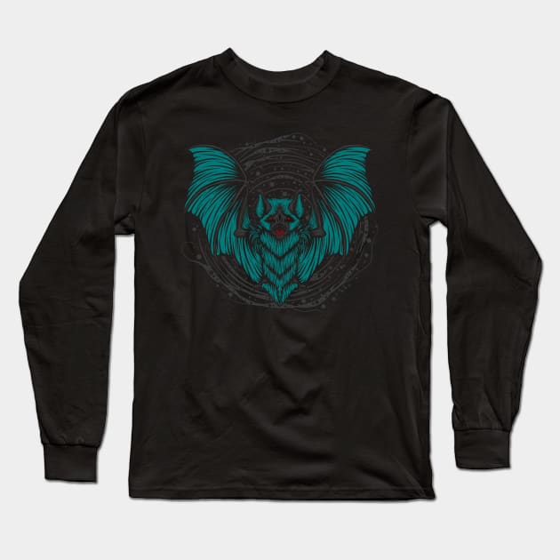 The Dark Night Long Sleeve T-Shirt by Tuye Project
